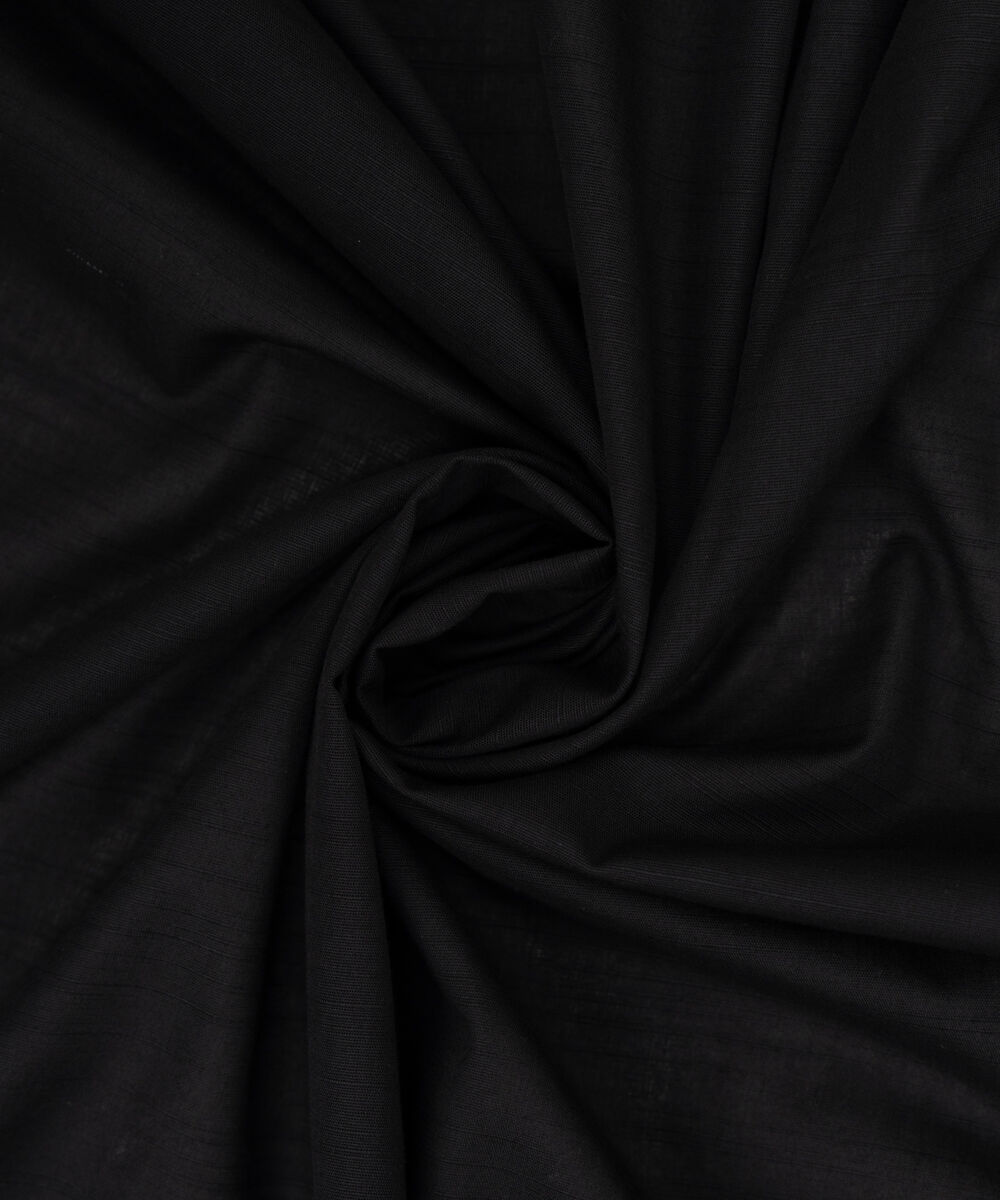 Solid Light Khaddar Black Dupatta