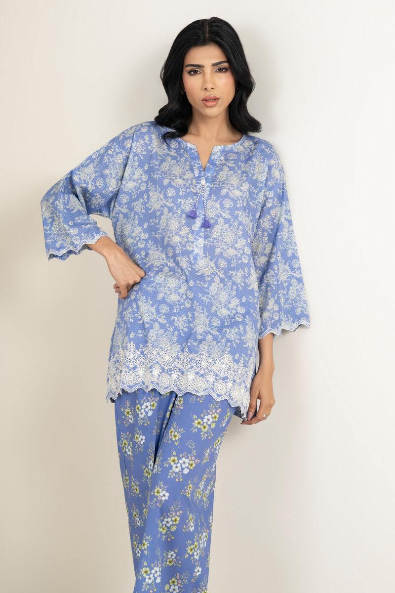 Embroidered Dobby Shirt