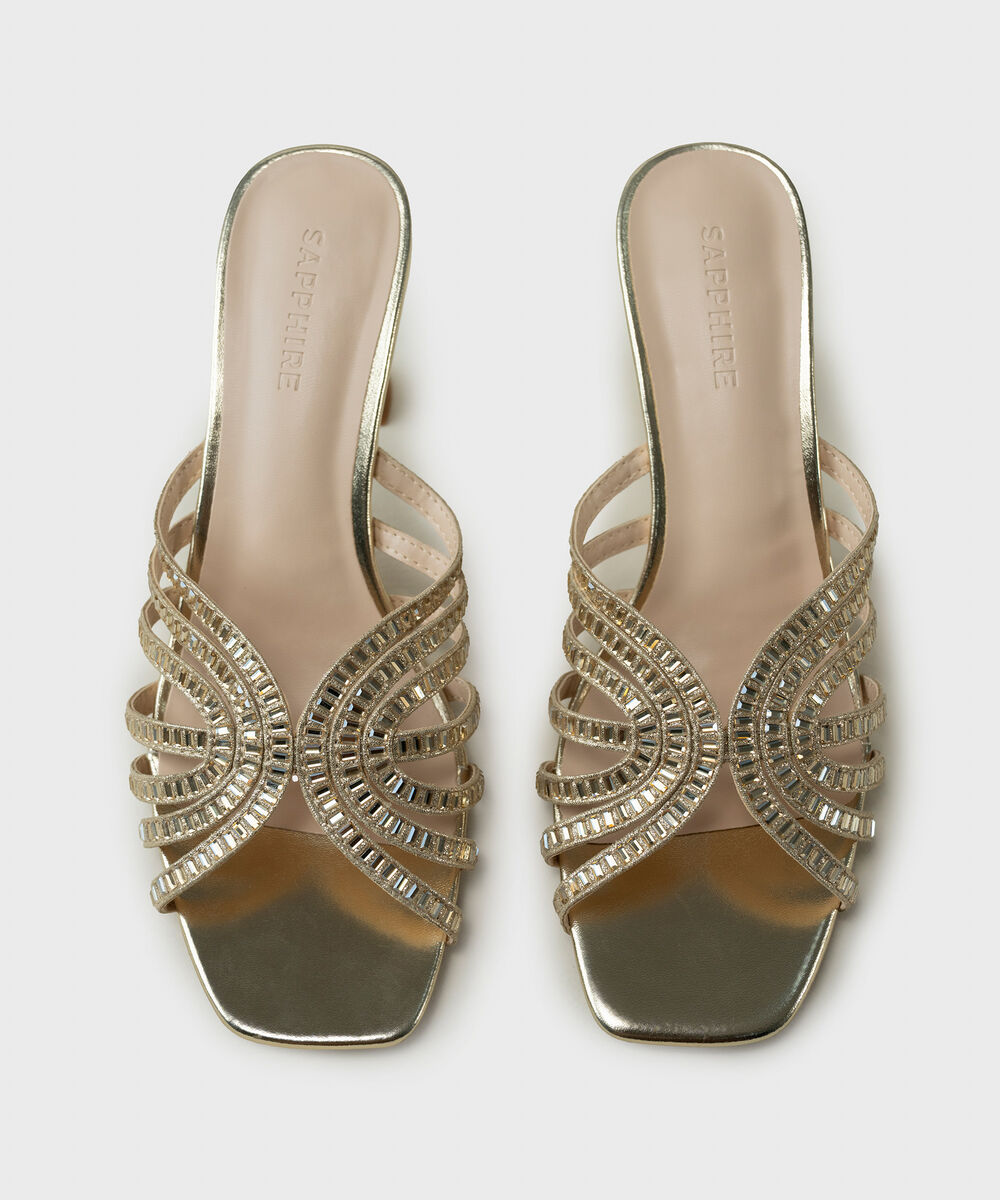 Women's Gold High Heels