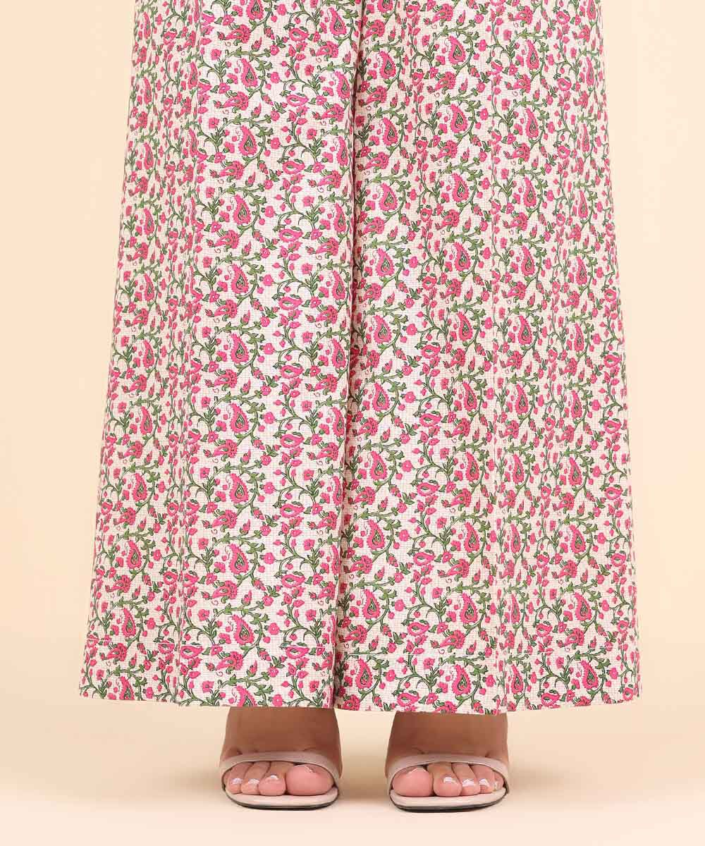 Women's Pret Cambric Multi Printed Flared Pants