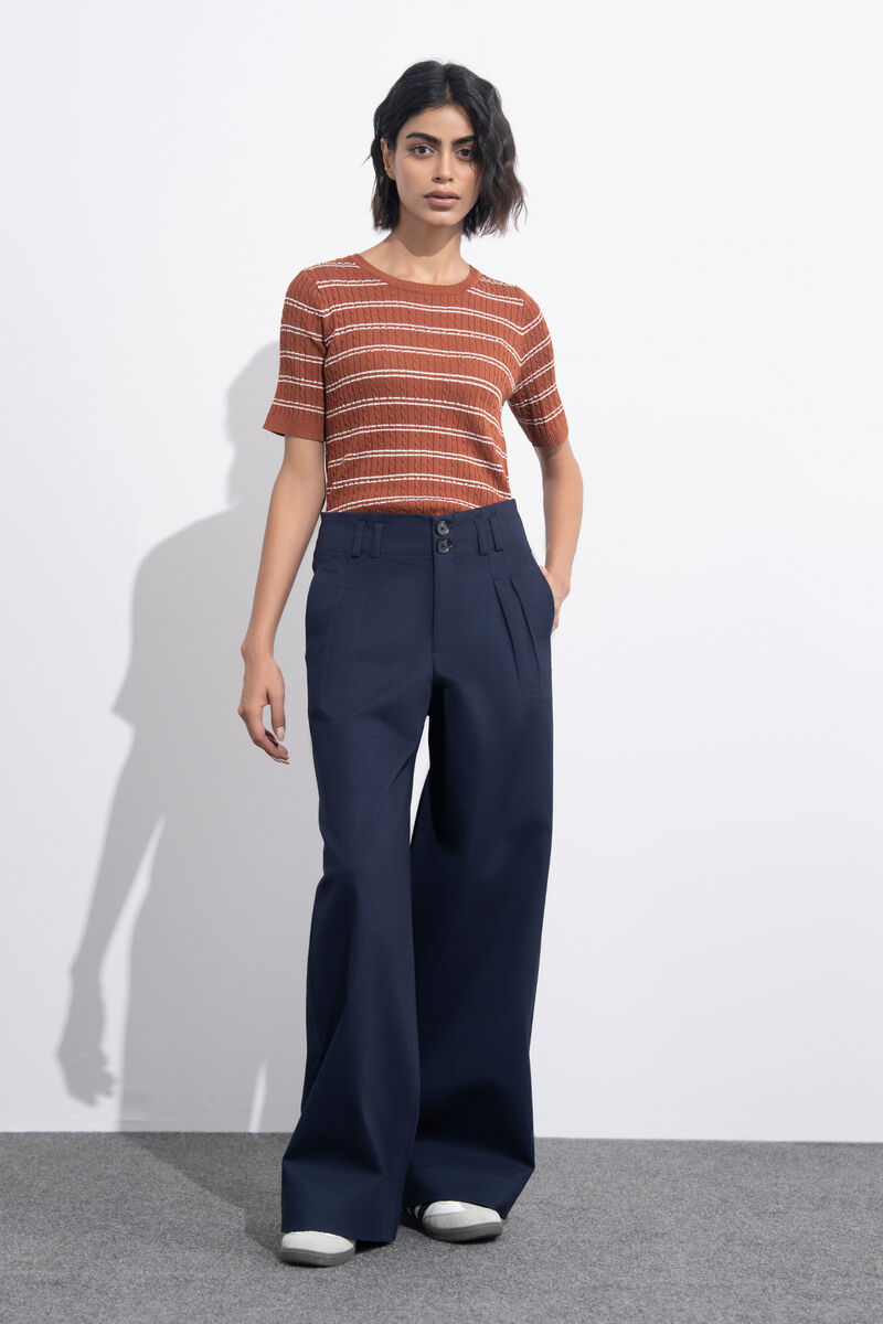 Pleated Chino Trousers