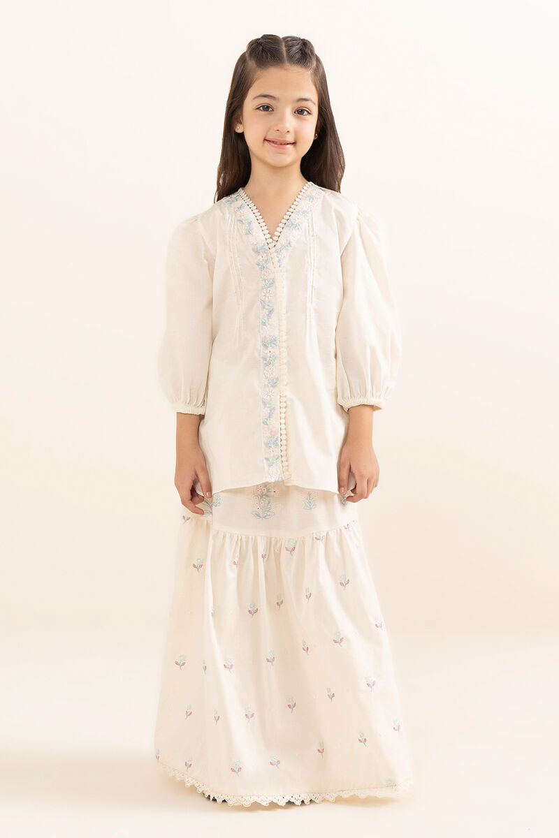 2 Piece - Embroidered Jacquard Suit