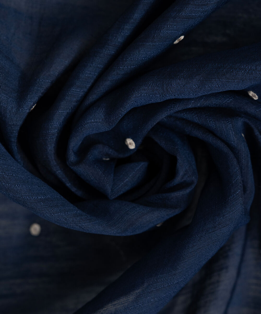 Women's RTW Manaar Embroidered Blue Dupatta