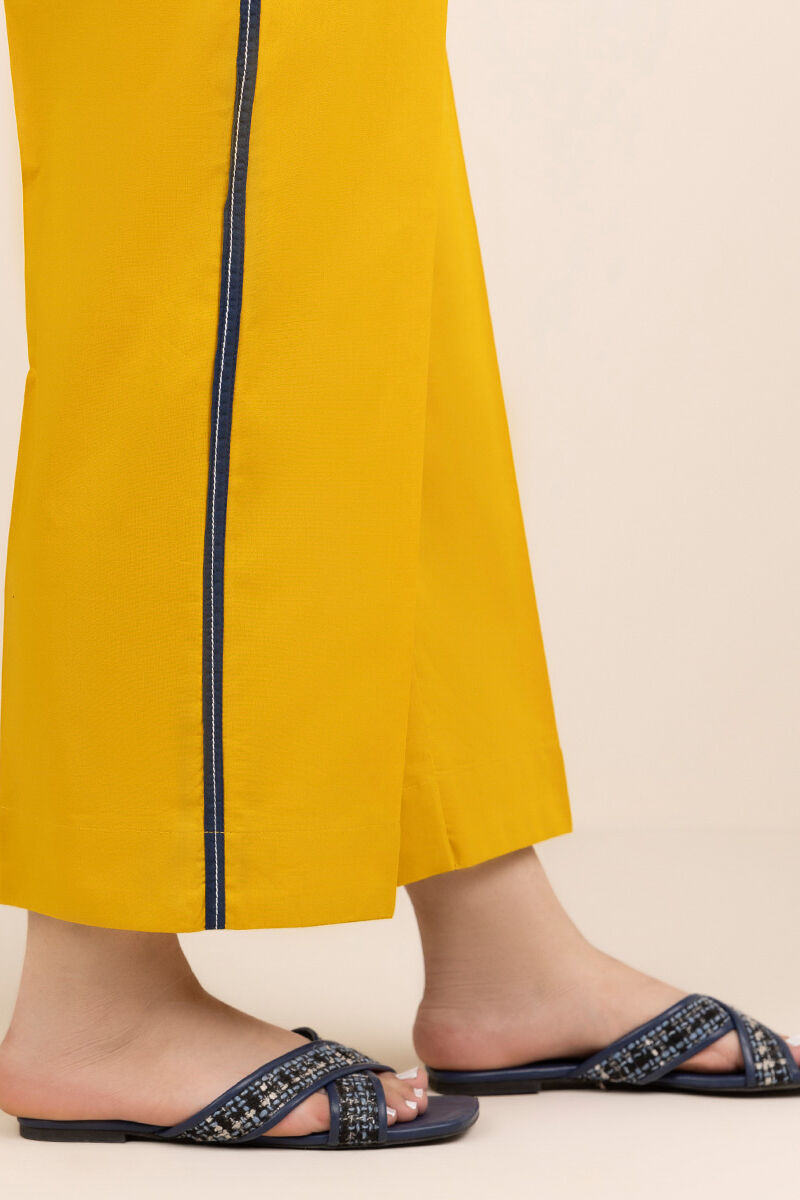 Solid Cambric Straight Pants