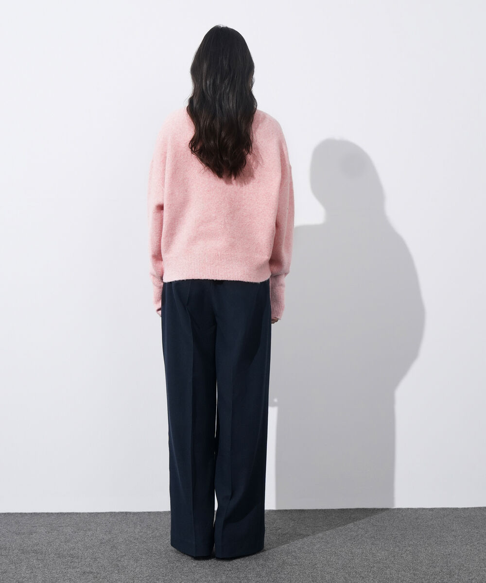 Women's Western Wear Pink Oversized Knit Sweater