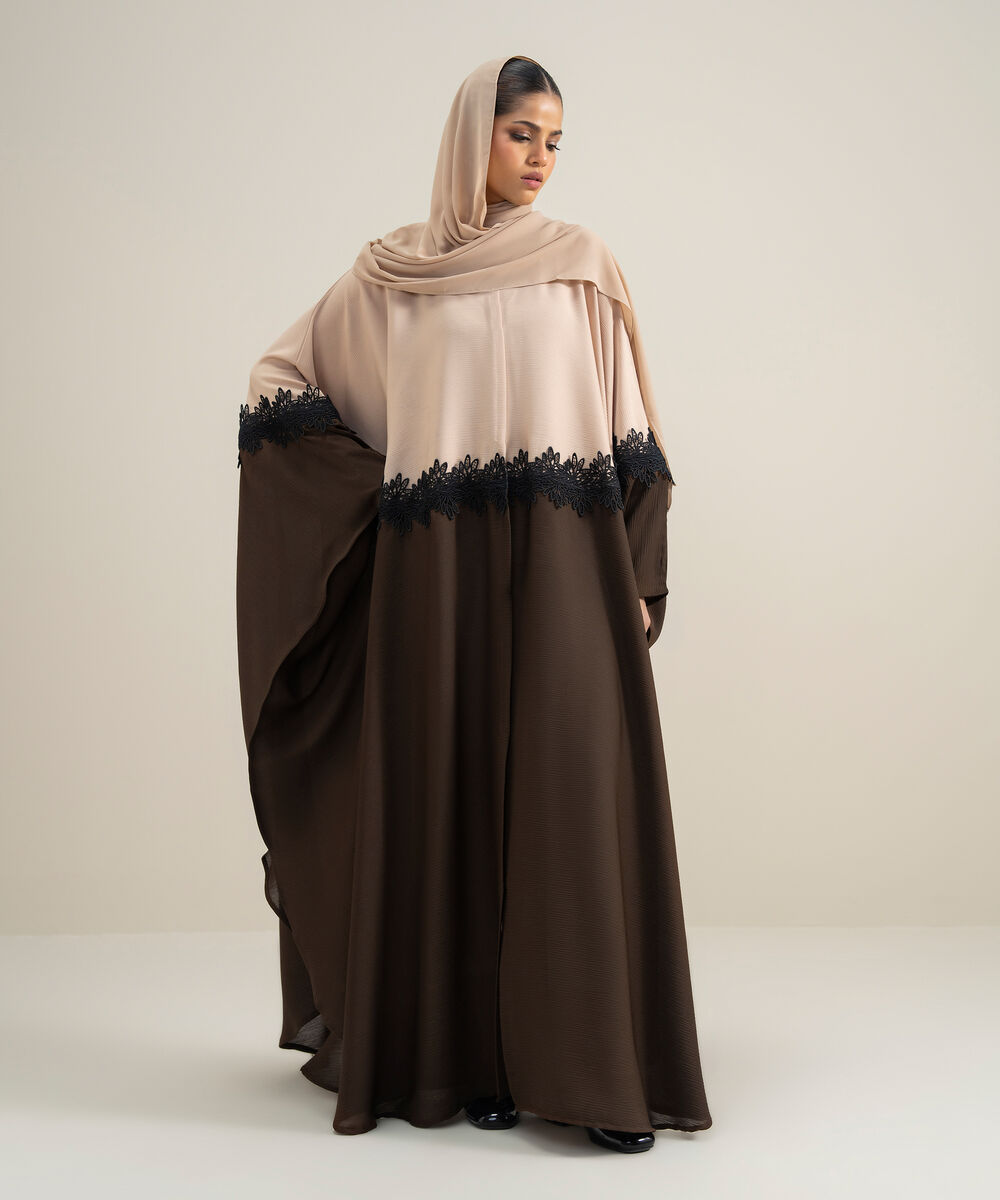 Women's Polyester Multi Kaaftan Abbaya Set