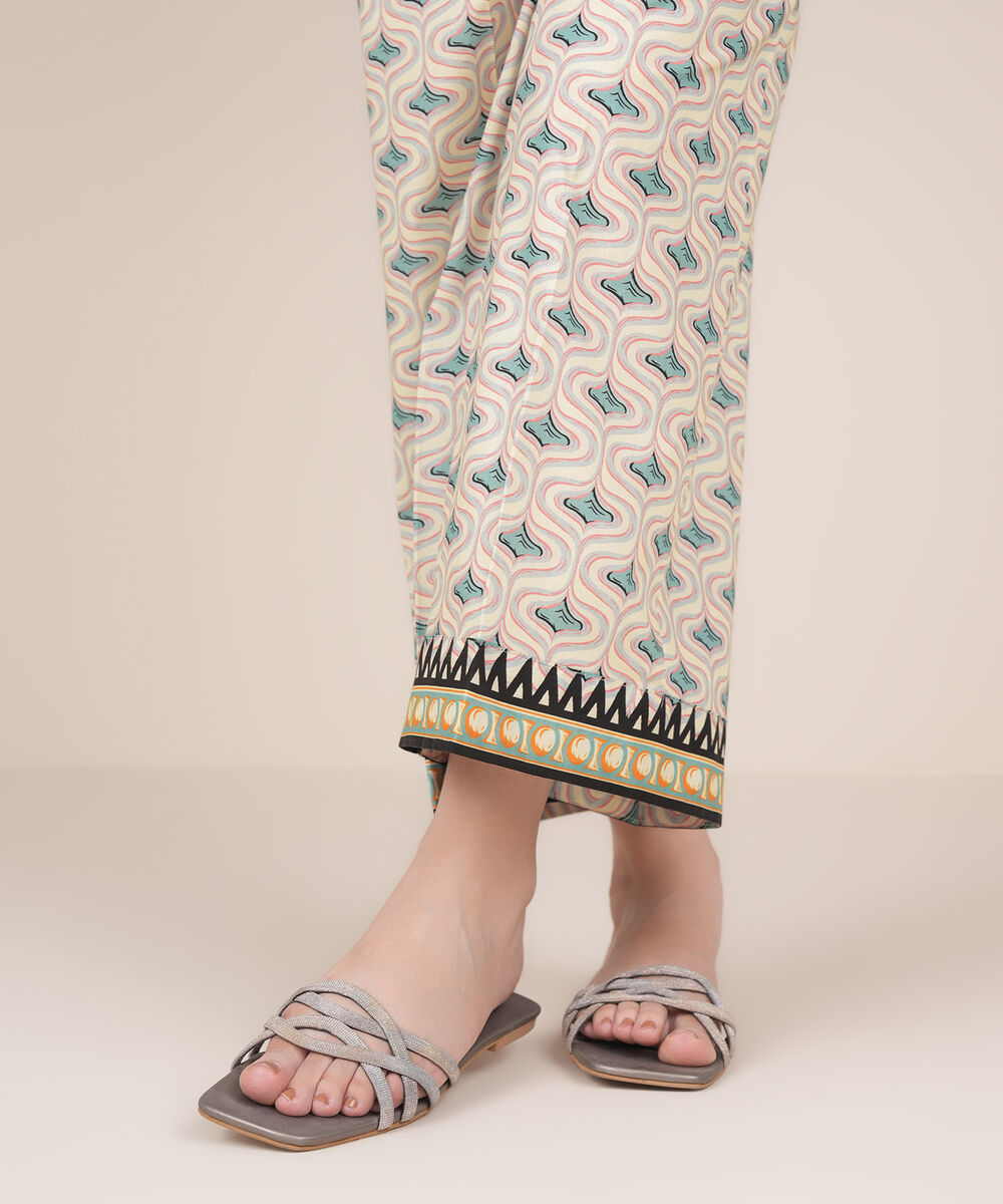 Women's RTW Cambric Multi Printed Culottes