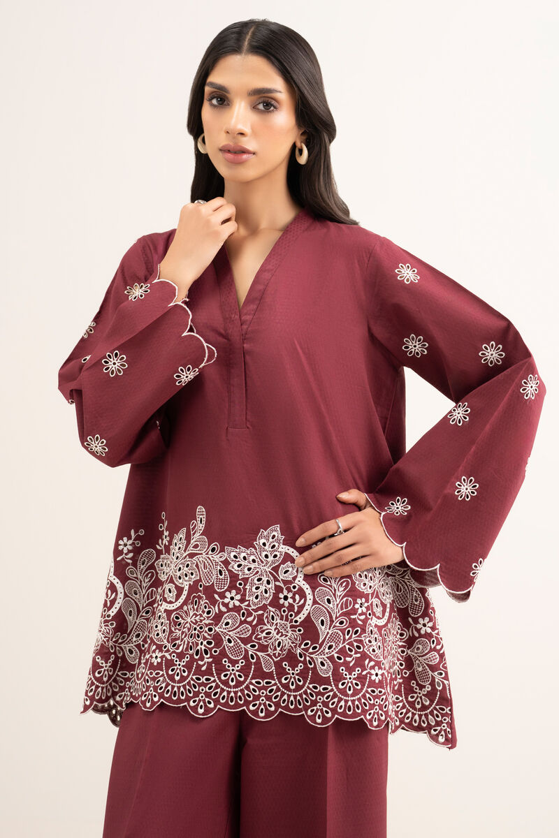 Embroidered Dobby Shirt