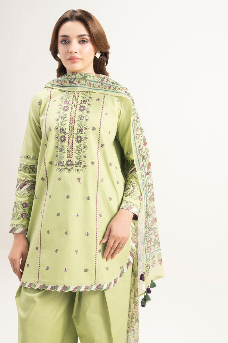3 Piece - Embroidered Lawn Suit