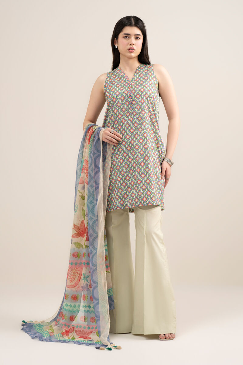 2 Piece - Printed Lawn Suit