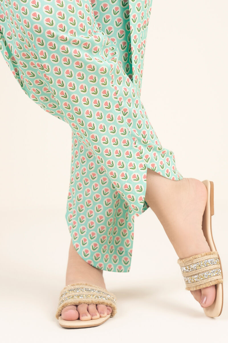 Printed Linen Viscose Shalwar
