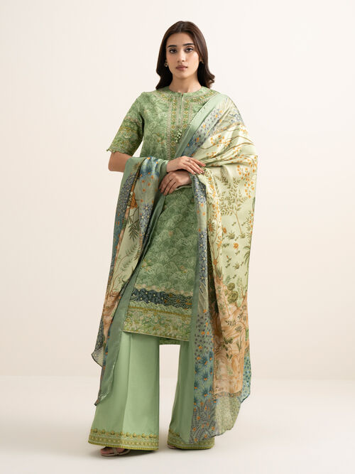 3 Piece - Embroidered Lawn Suit