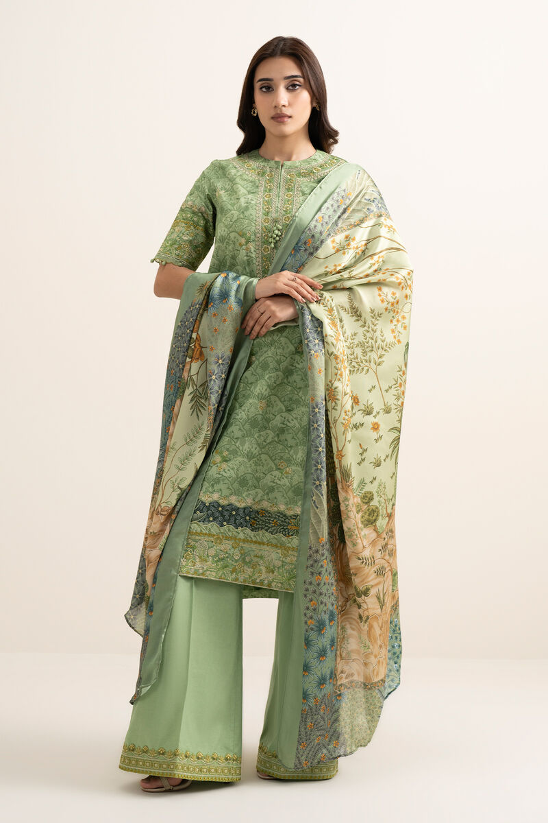 3 Piece - Embroidered Lawn Suit