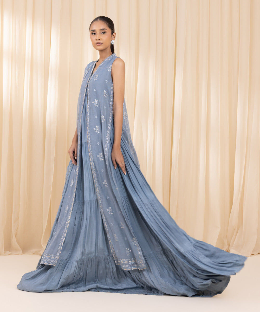 Unstitched 3 PC 000RFLX24V28 Sapphire PK