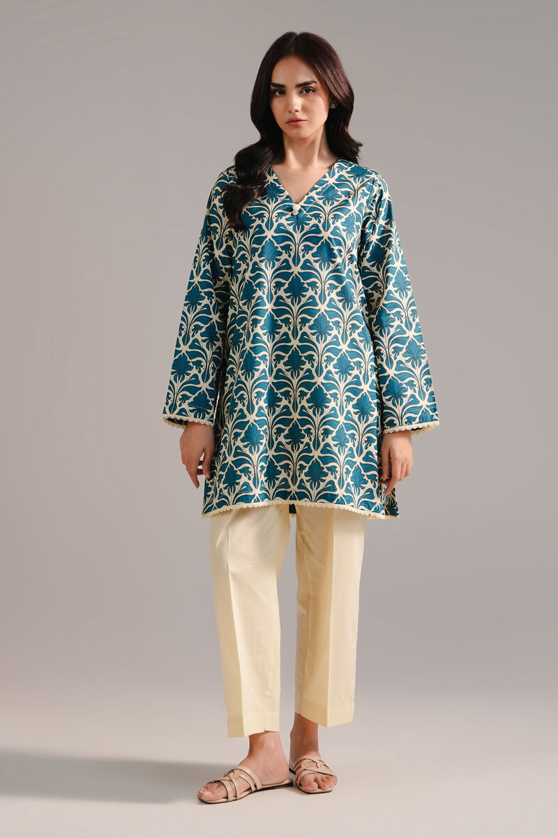 2 Piece - Printed Cambric Suit