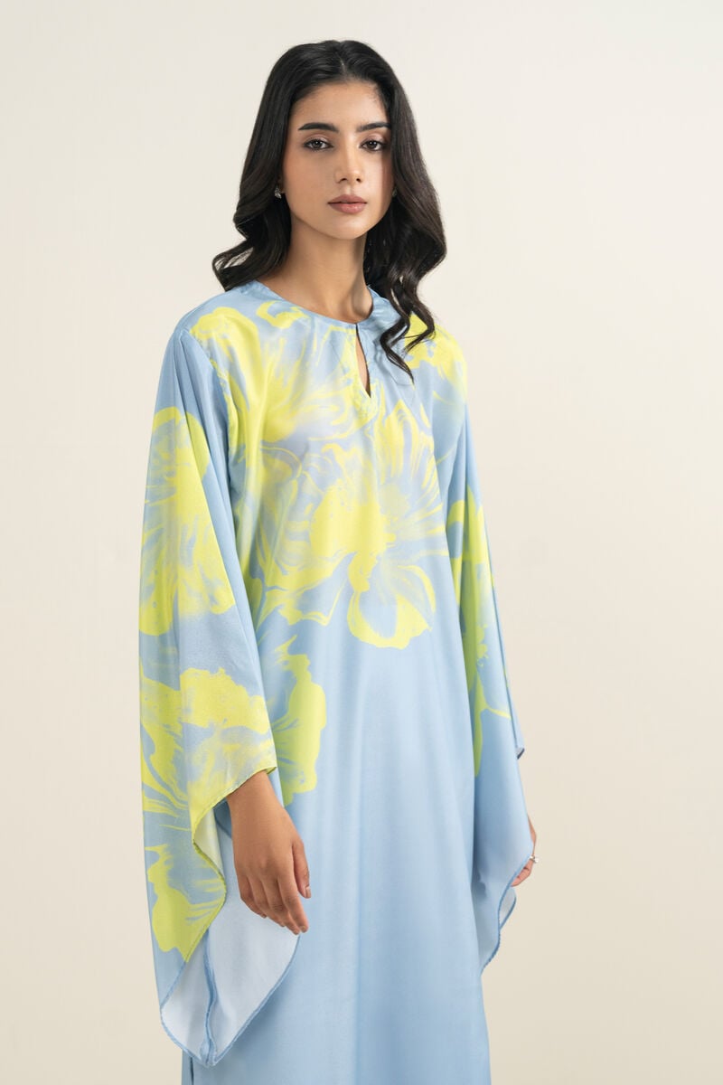 2 Piece - Printed Silk Suit