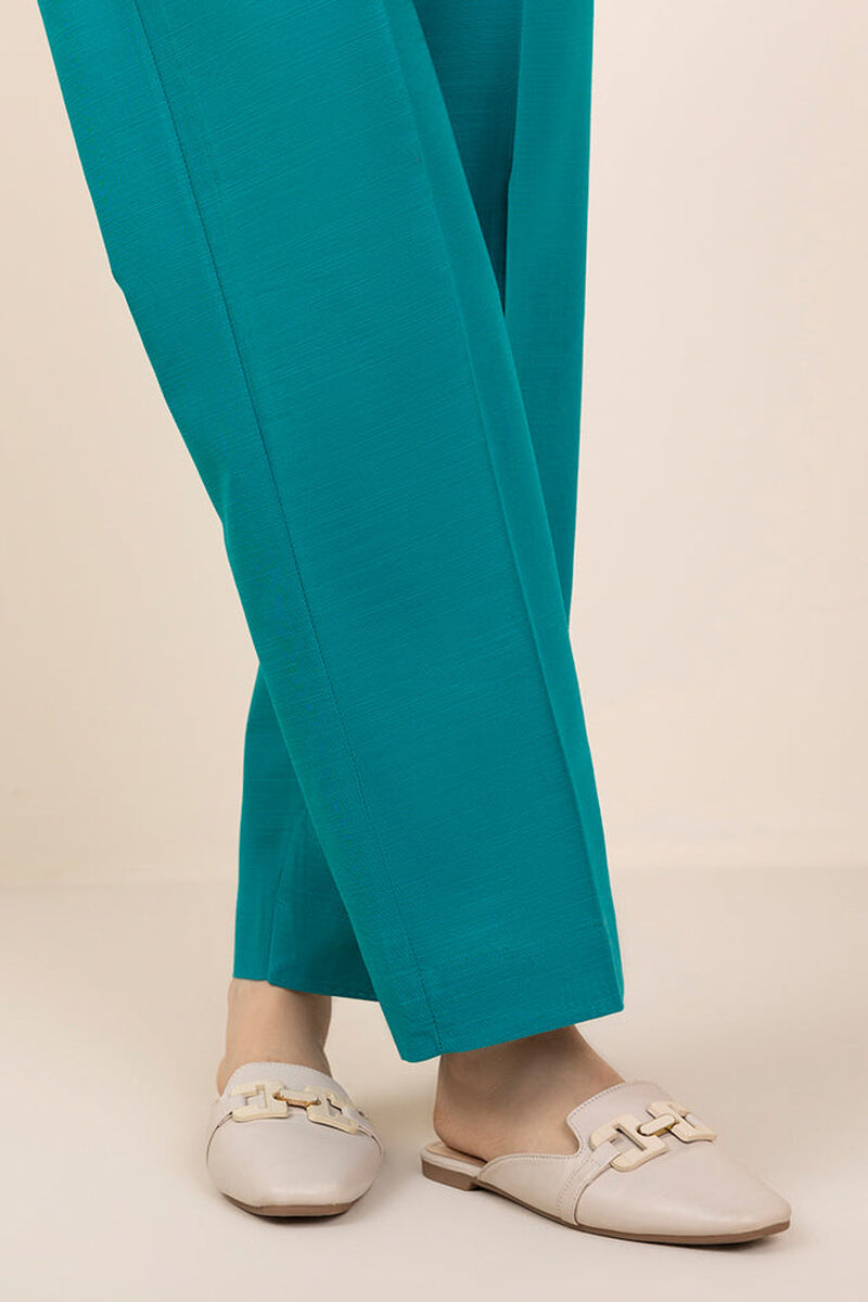 Solid Khaddar Straight Pants