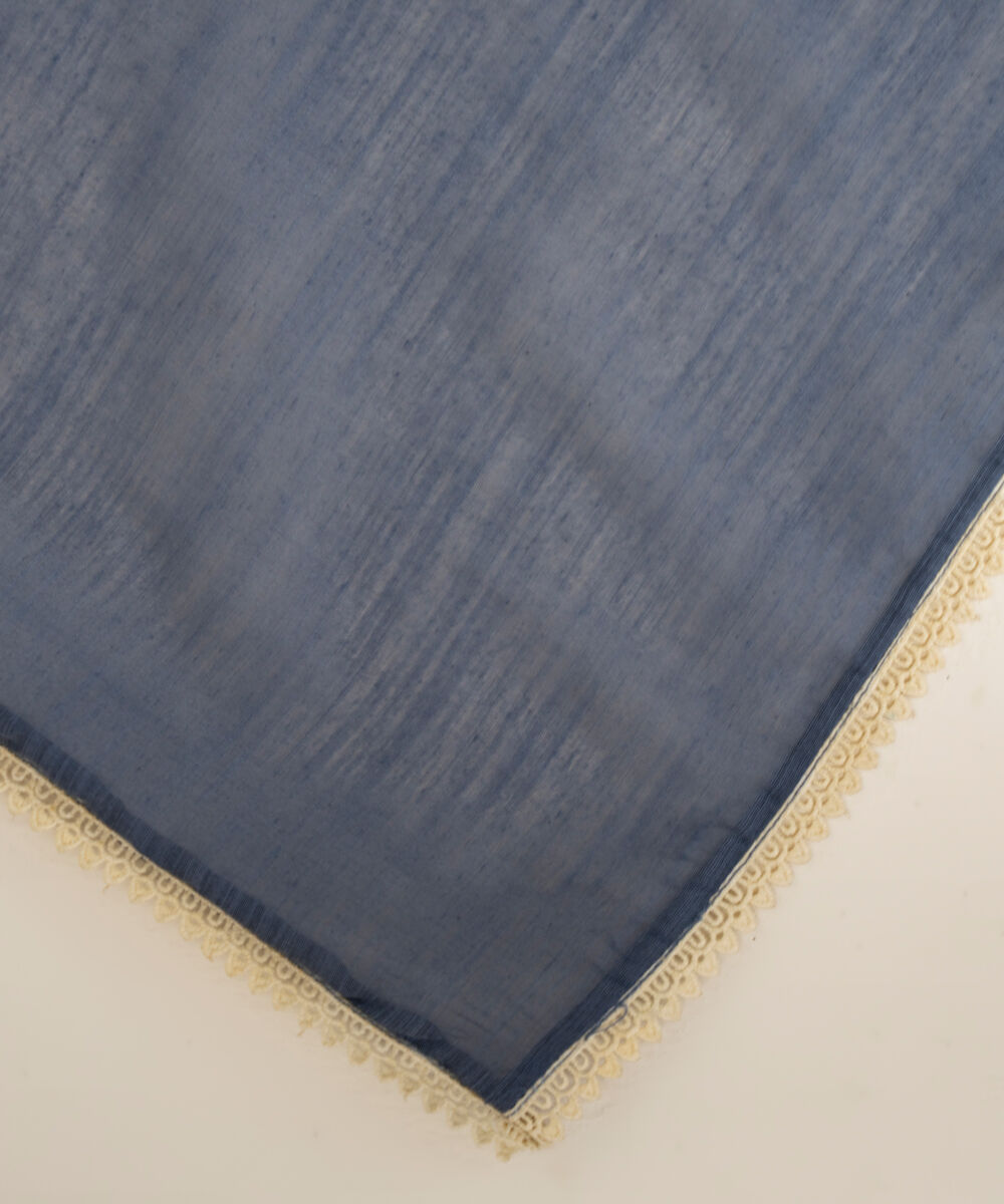 Manaar Solid Blue Dupatta