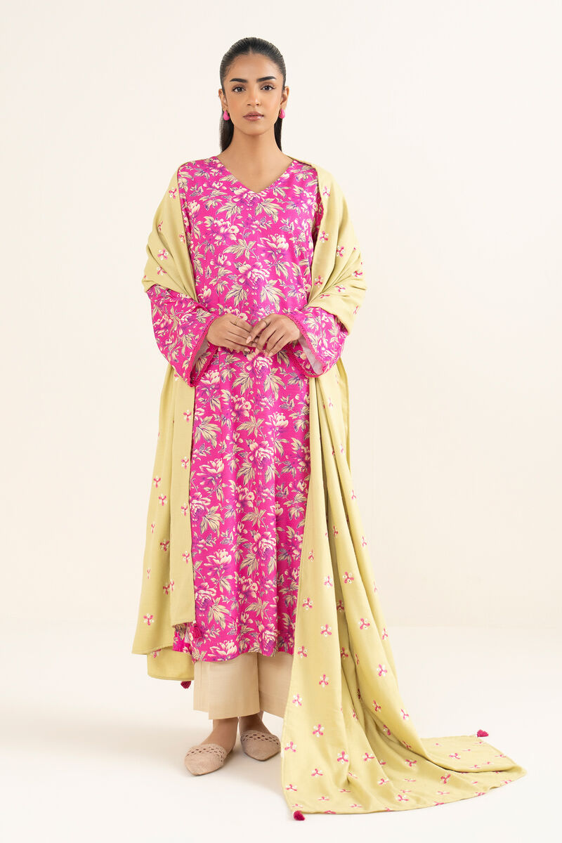 Embroidered Blended Shawl