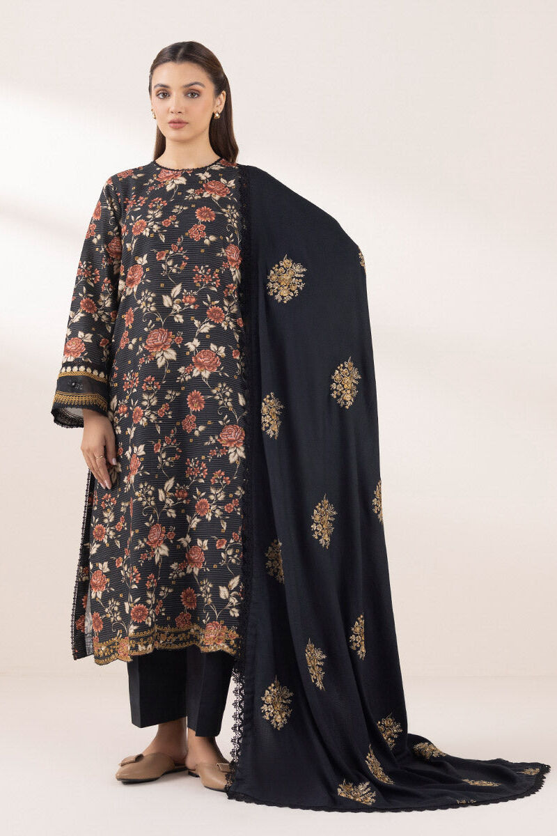 Embroidered Blended Shawl