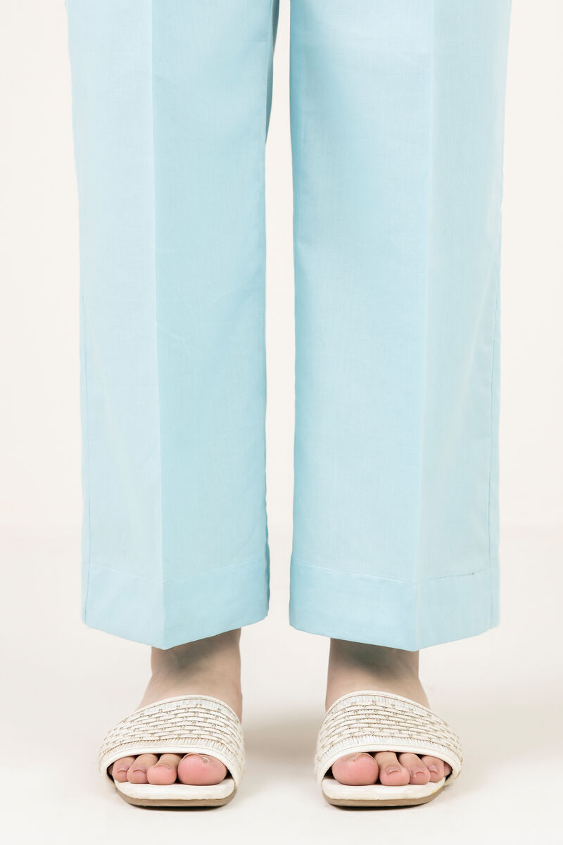 Solid Cambric Straight Pants