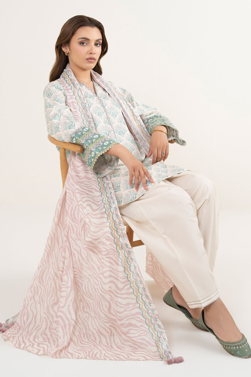3 Piece - Printed Lawn Suit
