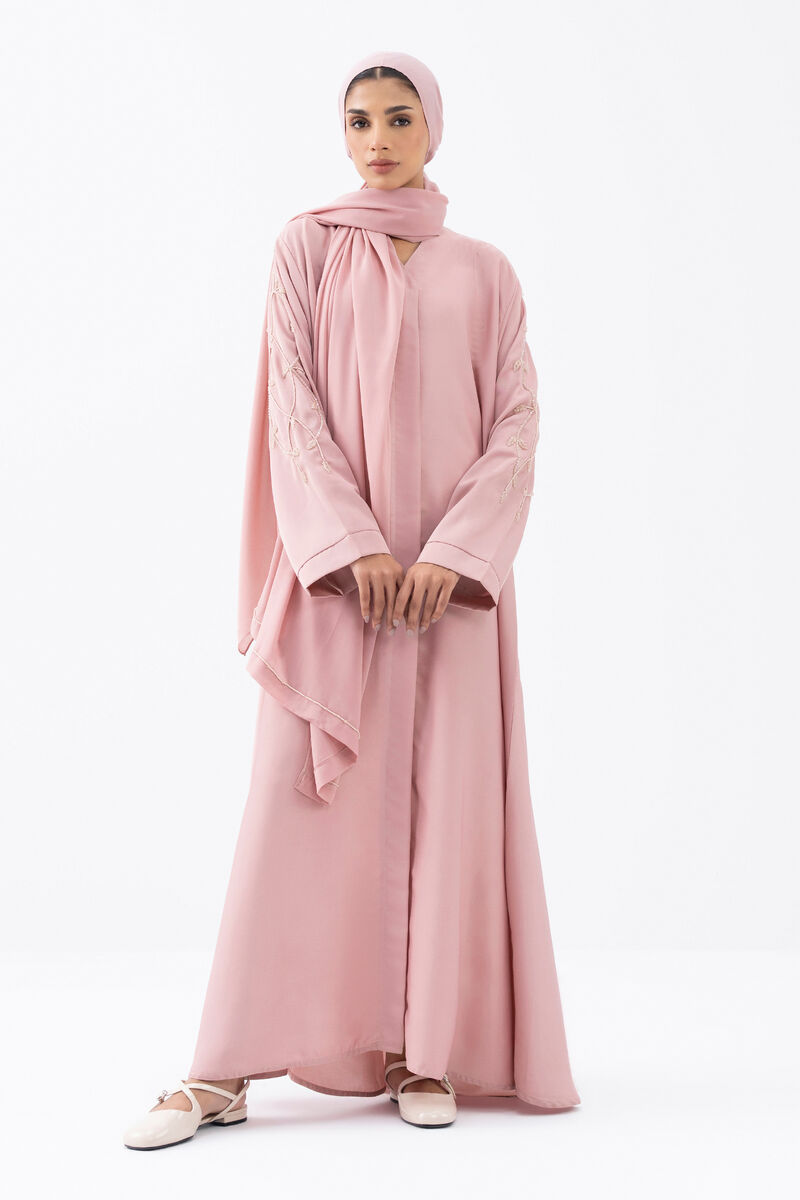Hand Embellished Abaya Set