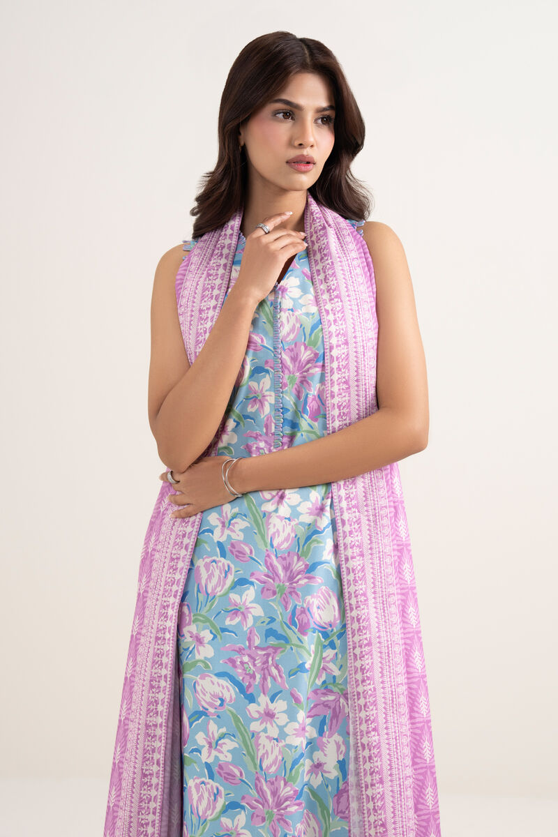 3 Piece - Printed Lawn Suit