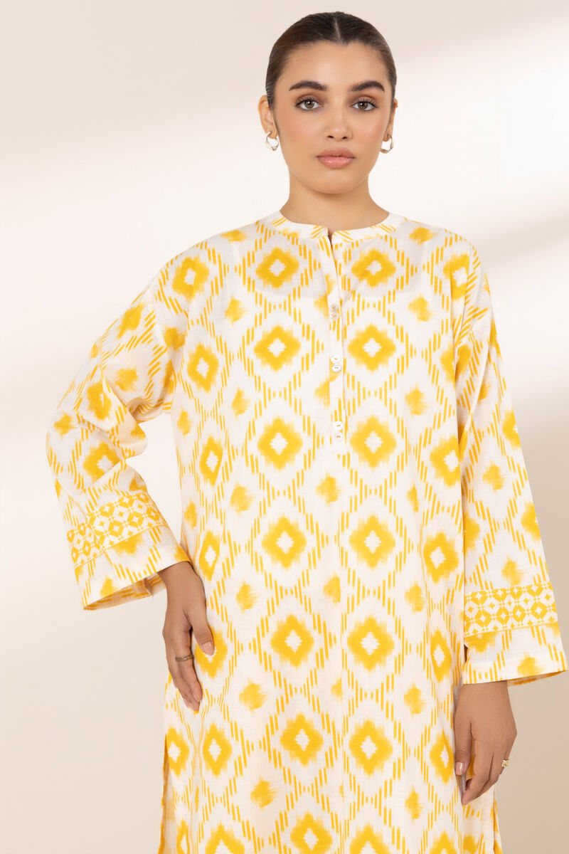 Printed Crosshatch Shirt