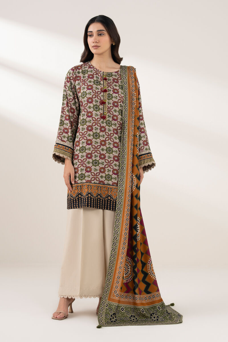 Printed Linen Dupatta