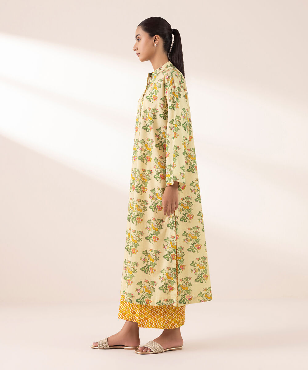 Women's RTW Lawn Multi Printed Boxy Shirt