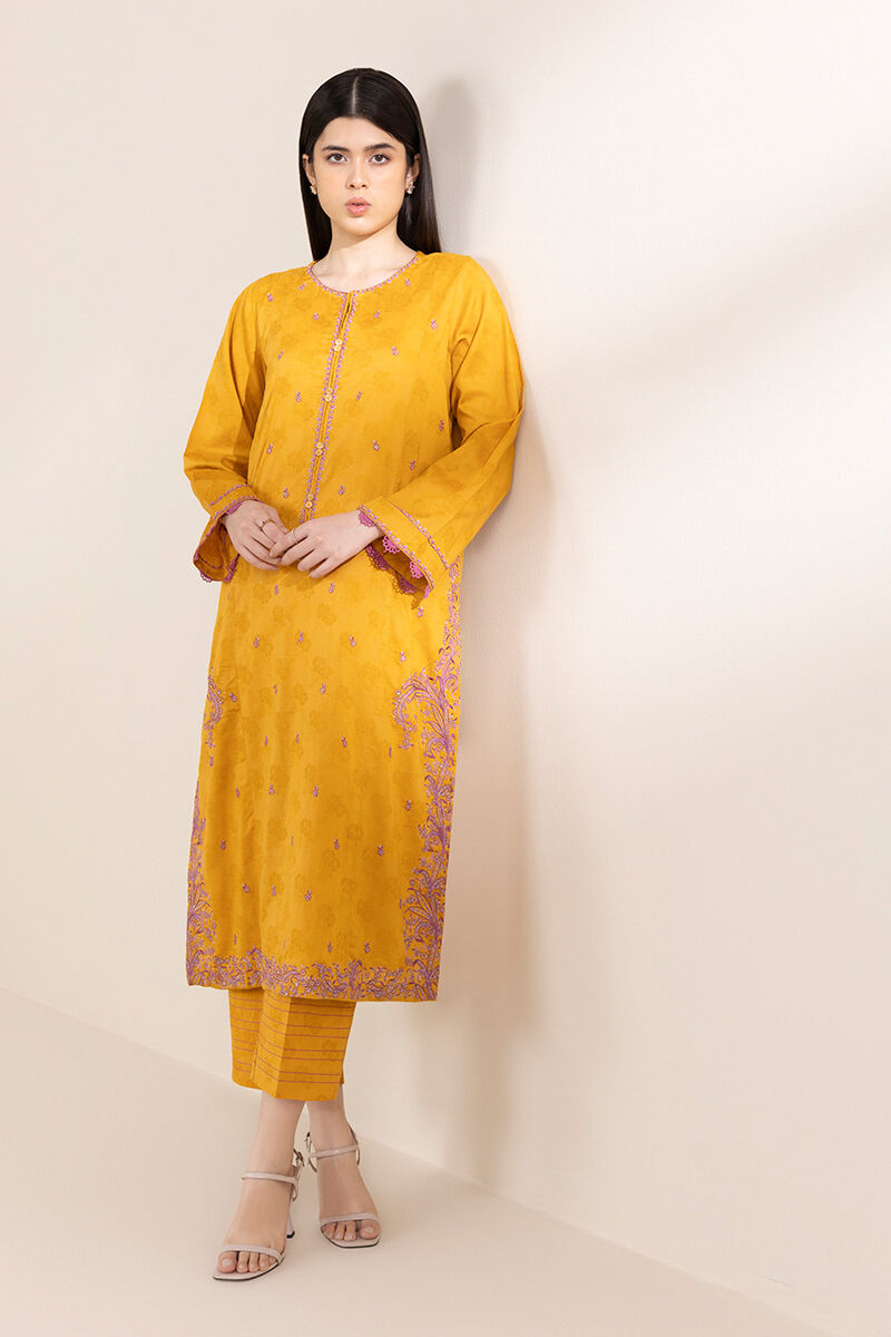 Embroidered Cotton Jacquard Shirt