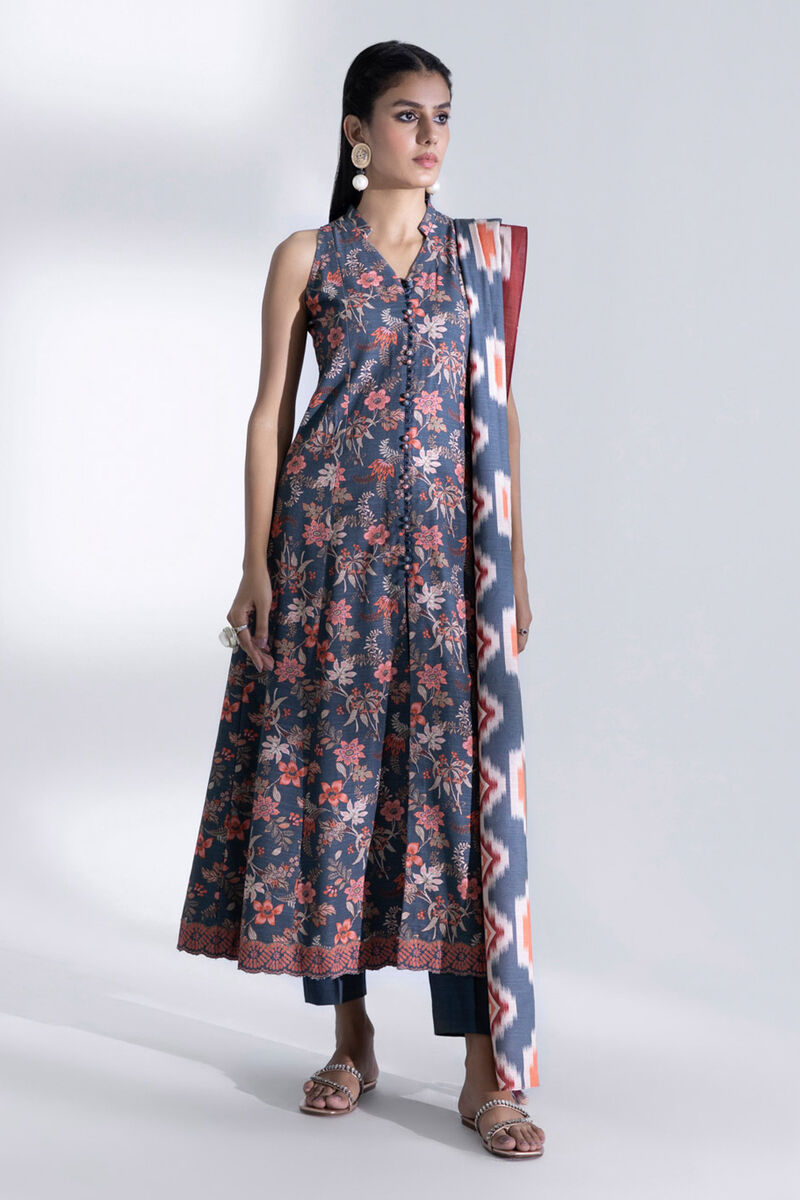 3 Piece - Printed Lawn Suit