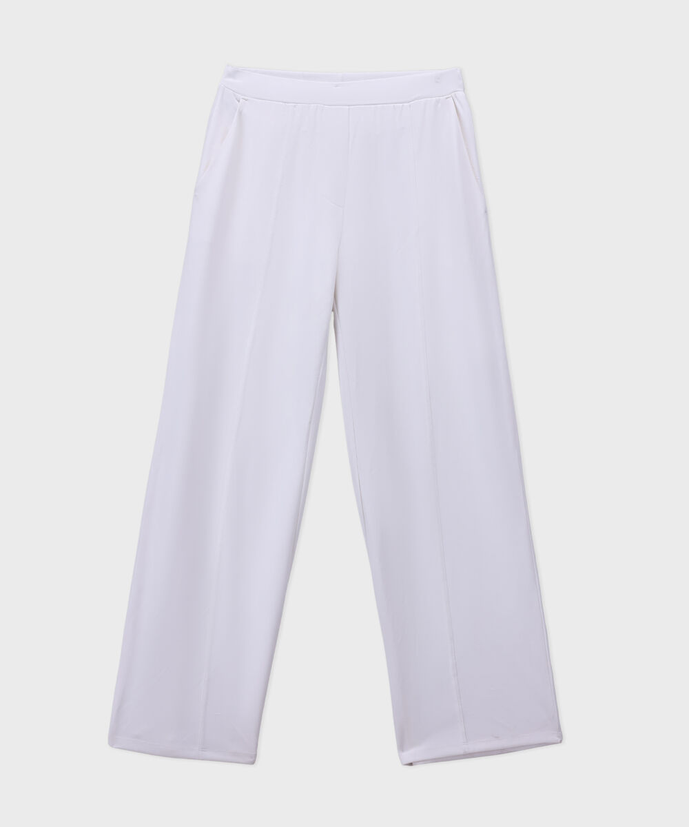 Women's Western Off White Soft Lux Pull-On  Trousers