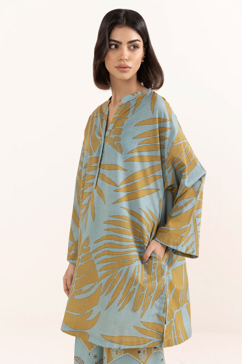 Printed Crosshatch Shirt