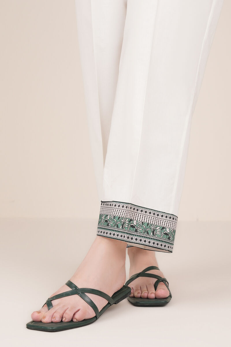 Solid Cambric Straight Pants