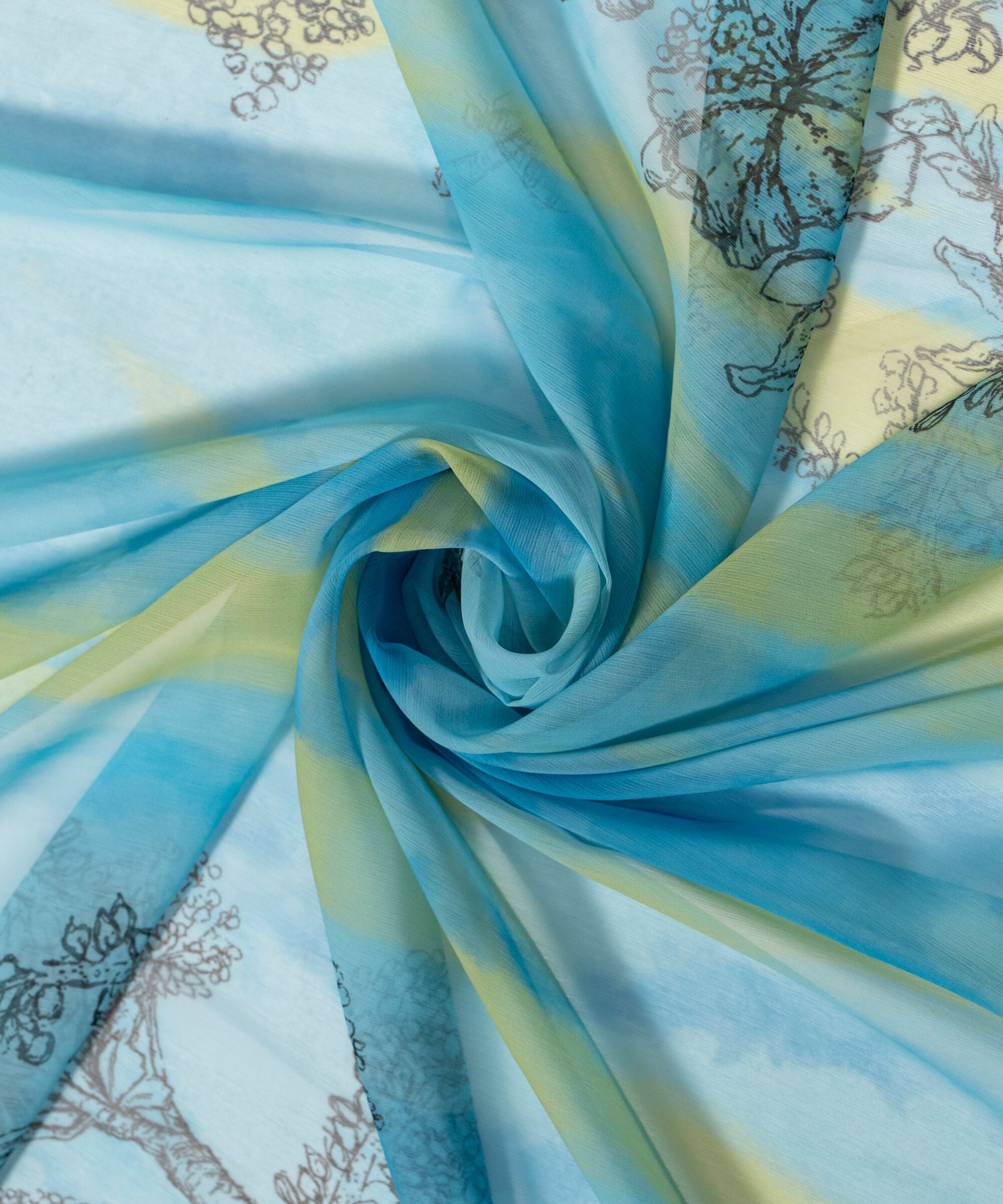 Printed Dupatta PRW26CV109DB