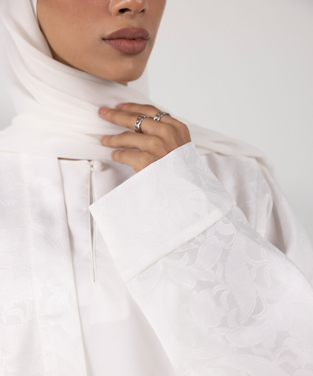 ABBAYA25V318 White Abaya ABBAYA25V318 i