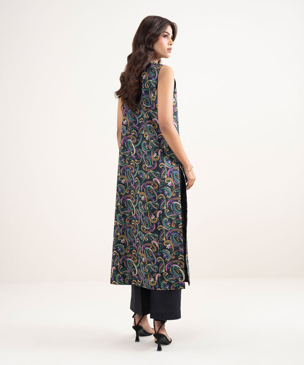 Women's Unstitched Lawn Multi Printed Shirt