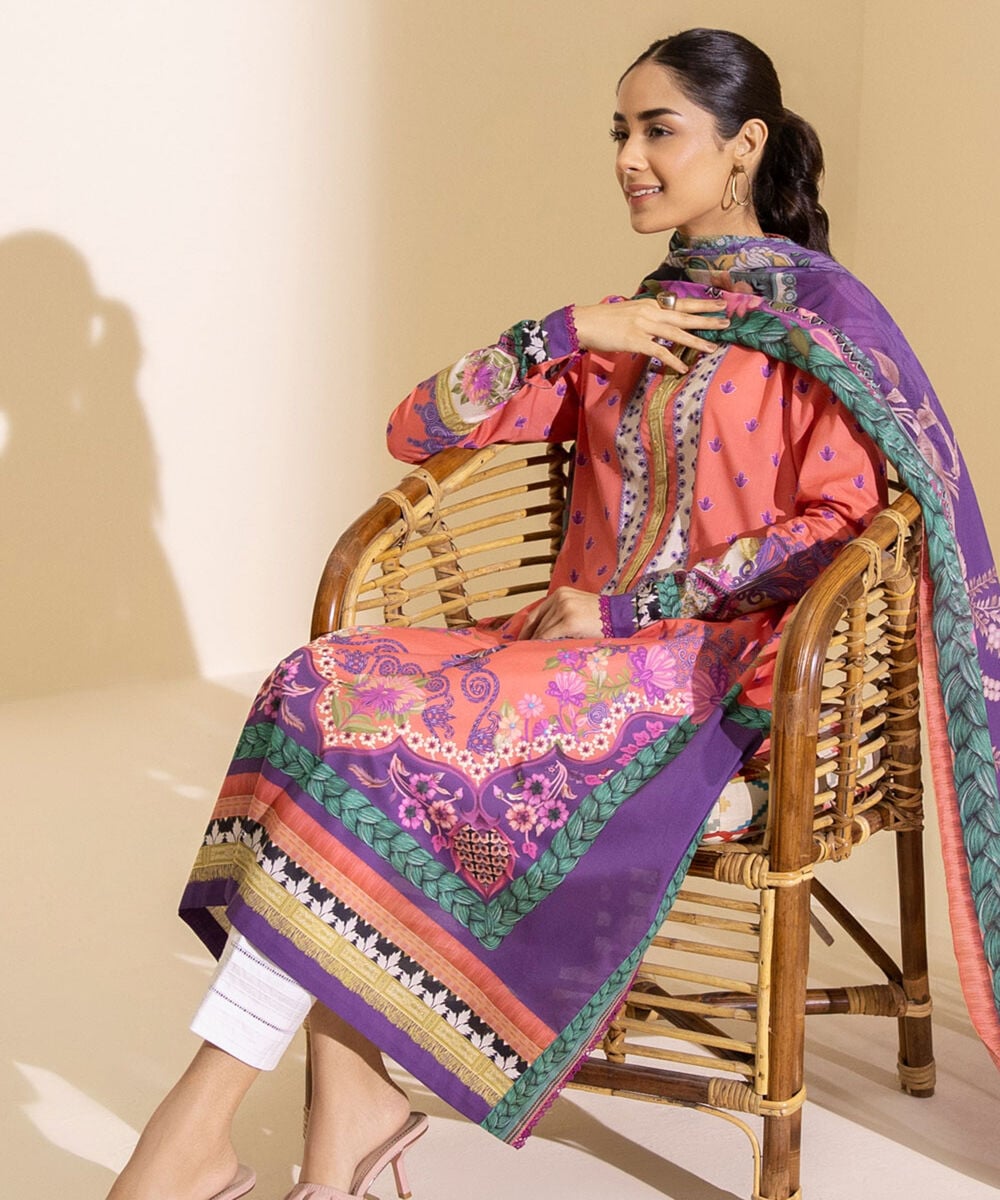 Shirt Dupatta U2-DAYZ22V2-11 Sapphire PK