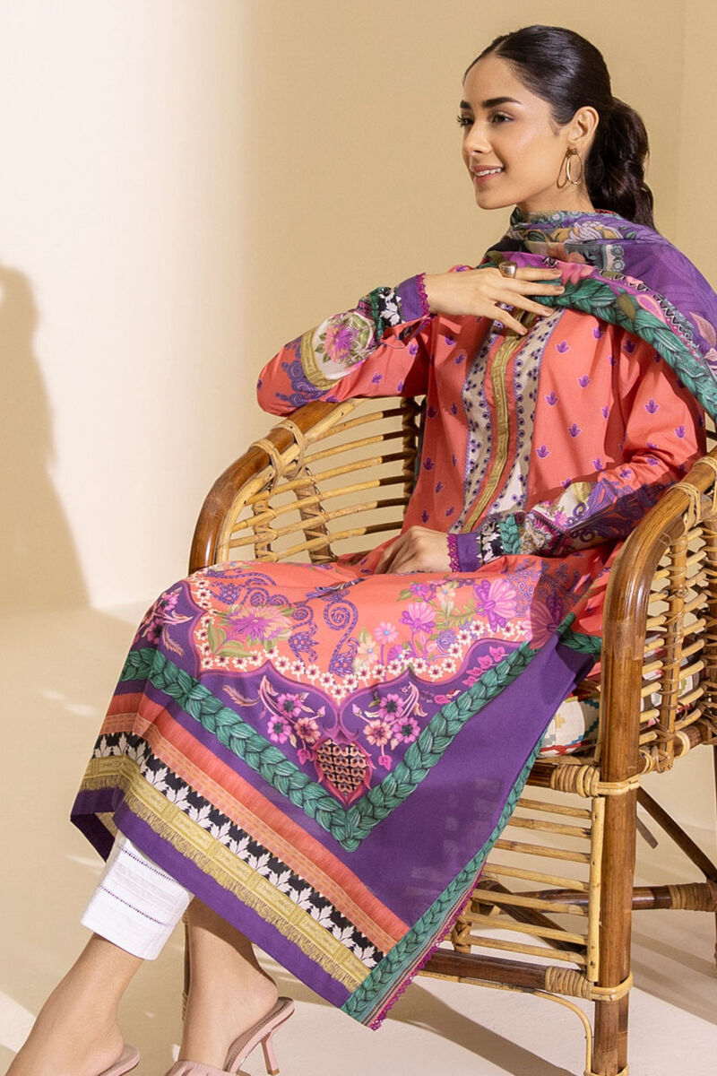 3 Piece - Printed Lawn Suit