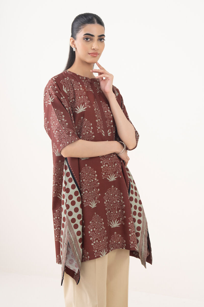 Printed Light Khaddar Shirt