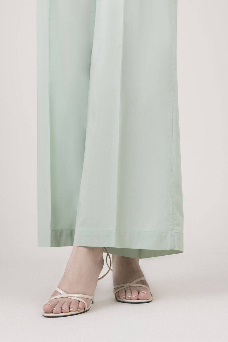 Solid Cambric Flared Pants