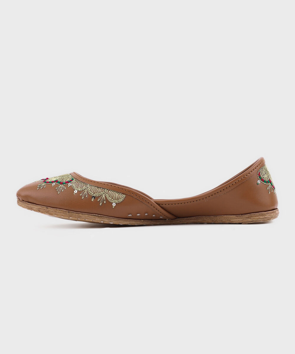 Women's Brown Khussa