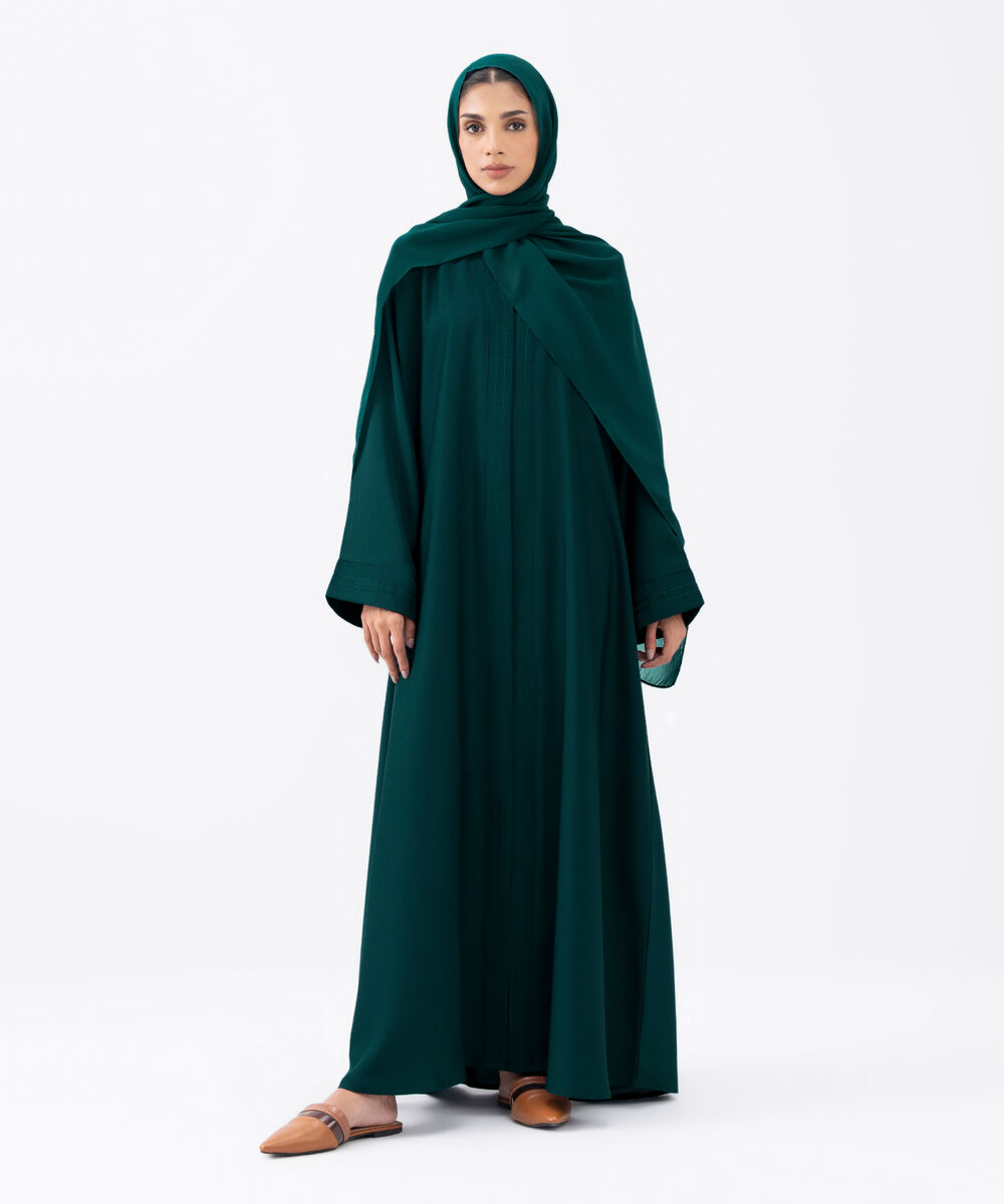 Women's Teal Polyester Hijab