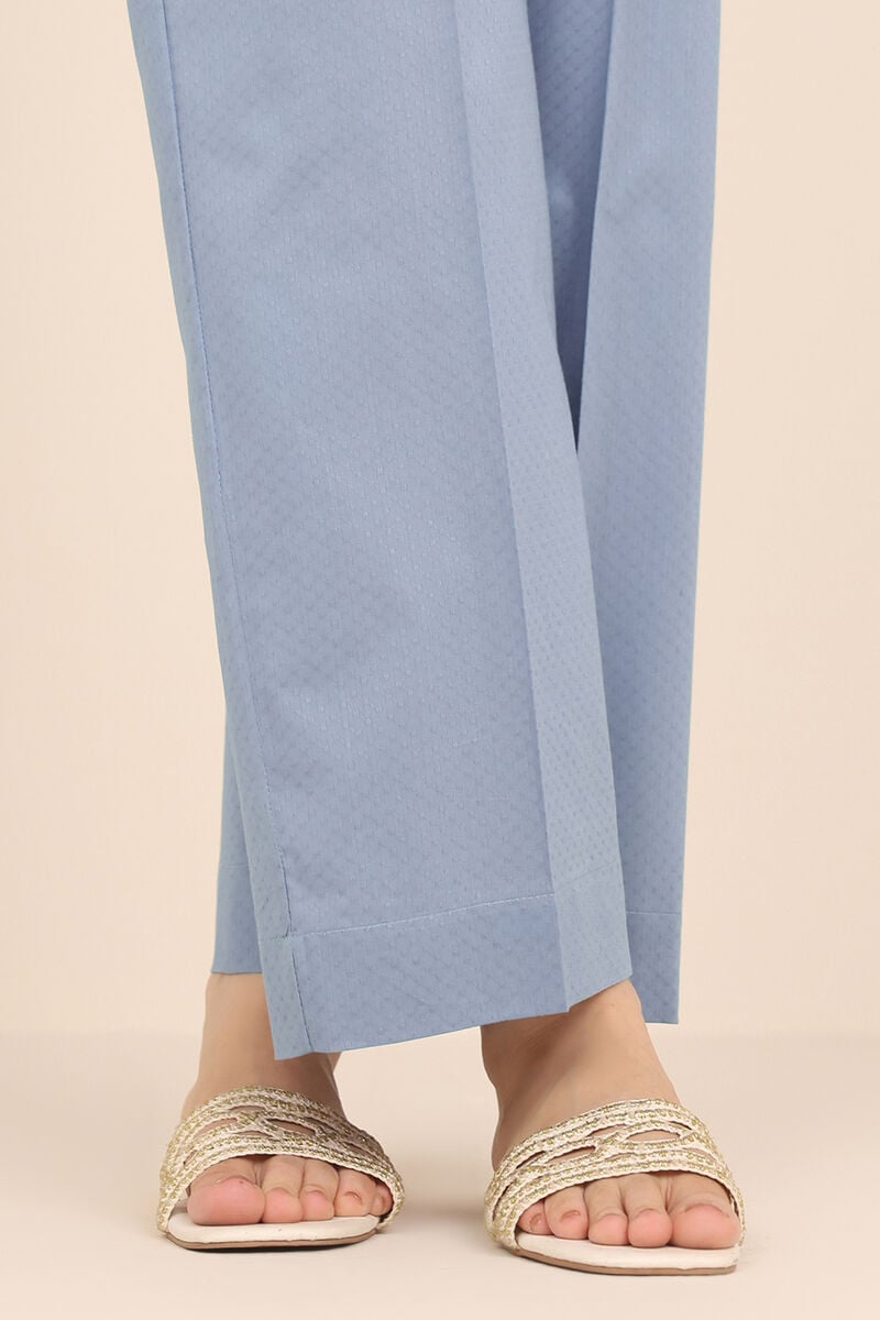 Solid Dobby Straight Pants