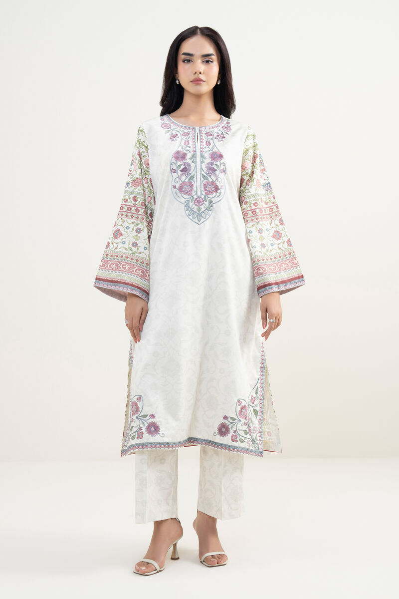 Embroidered Cotton Satin Shirt