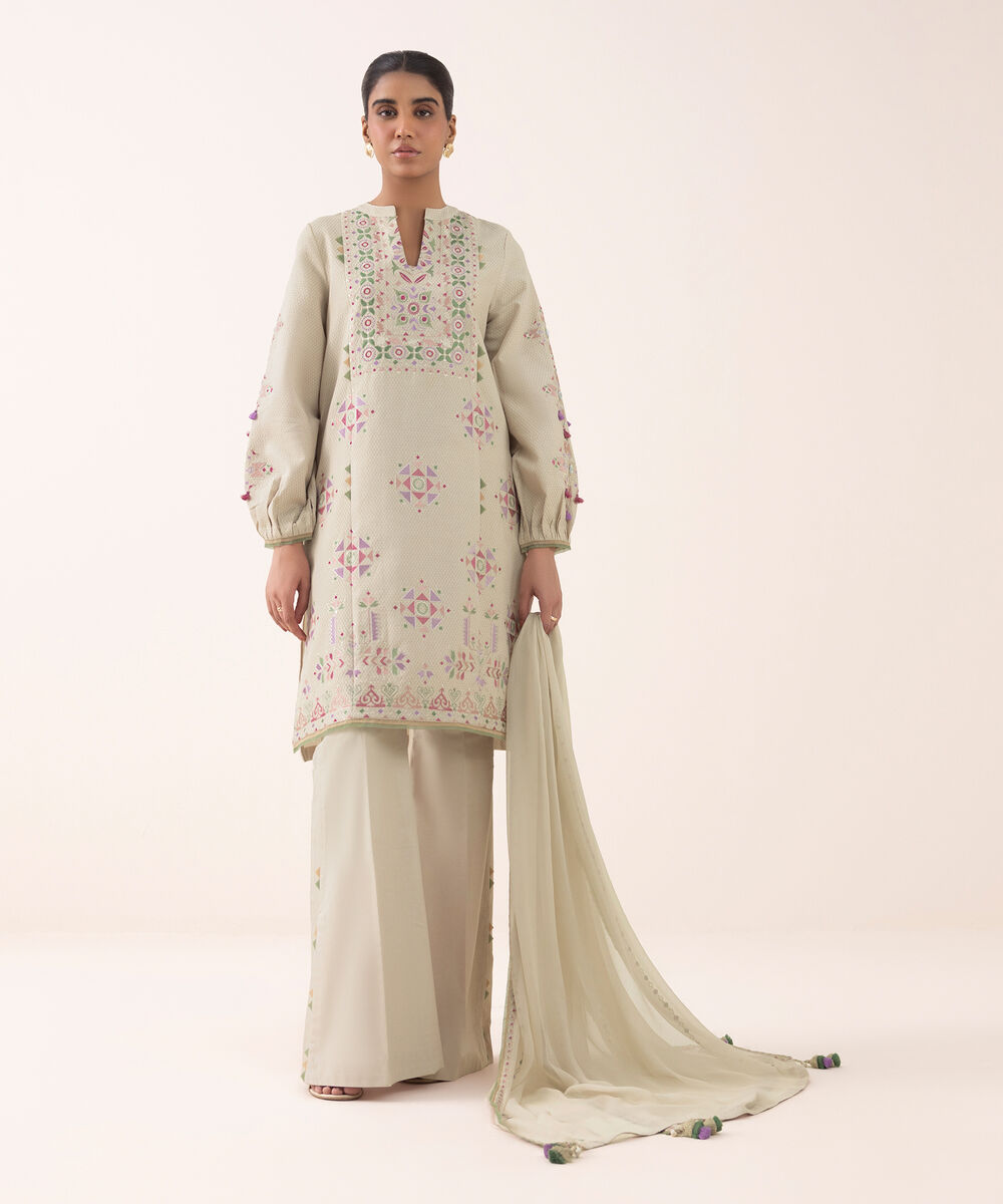 0U3PEST25V59 Unstitched 3 PC 0U3PEST25V59