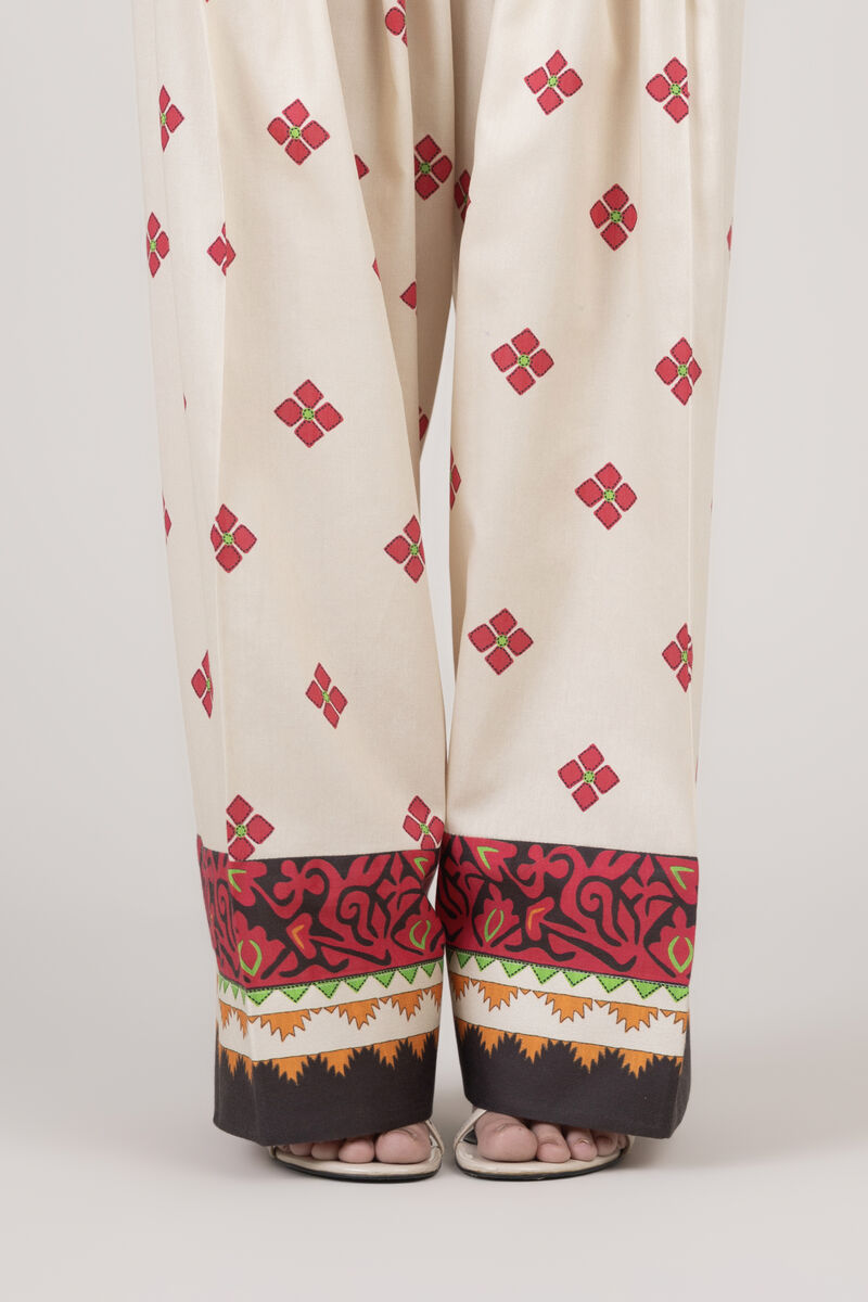 Printed Cotton Satin Shalwar