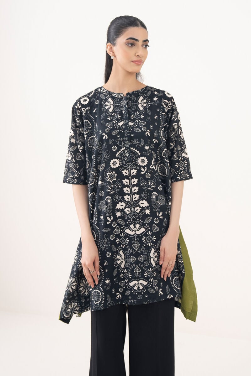 Printed Light Khaddar Shirt